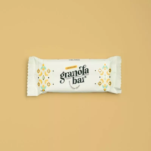 Baton Granola cu Lămâie și Chia, 55g | Viblance