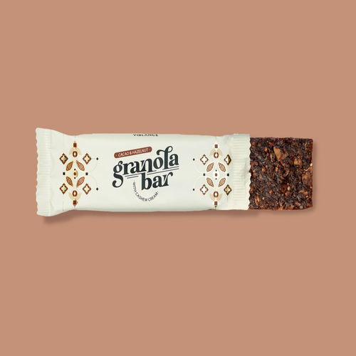Baton Granola cu Cacao și Alune de pădure, 55g | Viblance