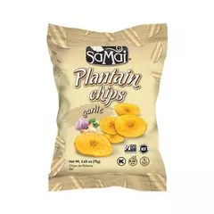 PLANTAIN CHIPS DE BANANE CU USTUROI, 75G | Samai 