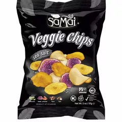 VEGGIE CHIPS CU SARE DE MARE 57 G, SAMAI