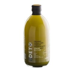 DETO BIO - OȚET DE MERE infuzat cu ceai matcha și lămâie, 500ML