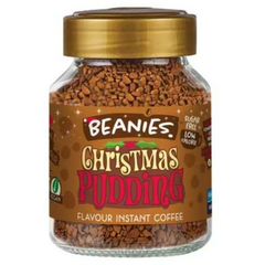Cafea Instant cu Aromă de Budincă de Crăciun - Christmas Pudding, 50g | Beanies