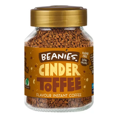 Cafea Instant cu Aromă de Fagure Caramelizat - Cinder Toffee, 50g | Beanies