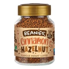 Cafea Instant cu Aromă de Scorțișoară și Alune - Cinnamon Hazelnut, 50g | Beanies