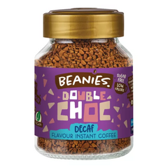 Cafea Instant Decofeinizată cu Aromă Intensă de Ciocolată  - Double Chocolate, 50g | Beanies