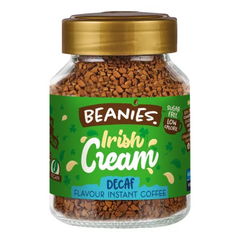 Cafea Instant Decofeinizată cu Aromă Cremoasă de Whiskey Irlandez - Irish Cream, 50g | Beanies
