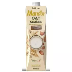 Băutură vegetală de ovăz neîndulcit cu migdale| Mand'or Prémium 1L